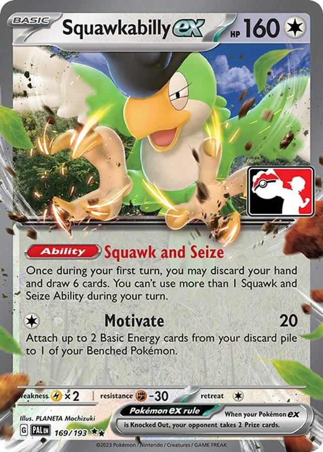 Squawkabilly ex 20/86 from Play! Pokémon Prize Pack Series Four