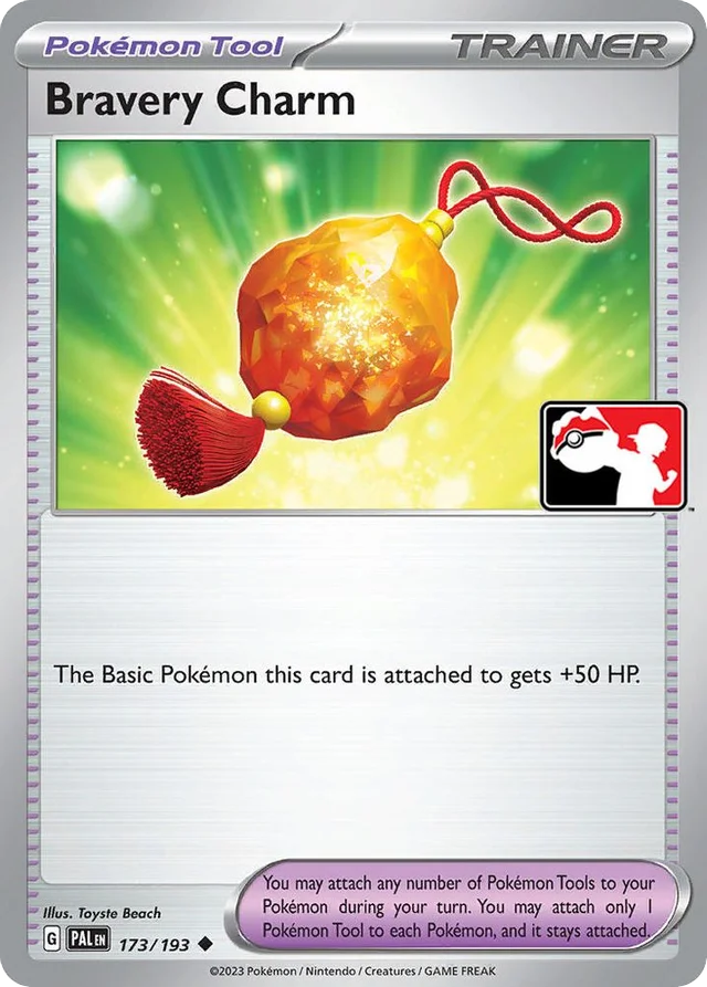 Bravery Charm 23/86 from Play! Pokémon Prize Pack Series Four