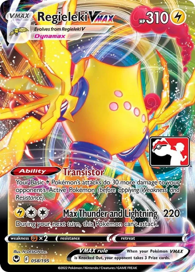 Regieleki VMAX 69/86 from Play! Pokémon Prize Pack Series Four