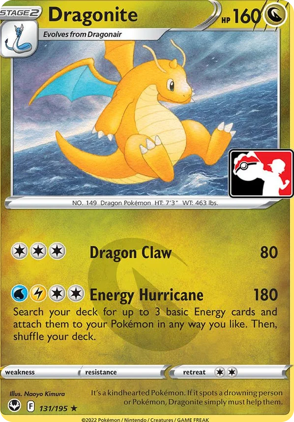 Dragonite 71/86 from Play! Pokémon Prize Pack Series Four