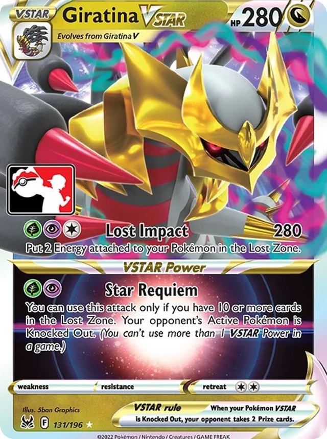 Giratina VSTAR 82/86 from Play! Pokémon Prize Pack Series Four