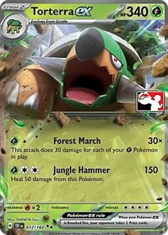 Torterra ex 1/86 from Play! Pokémon Prize Pack Series Five