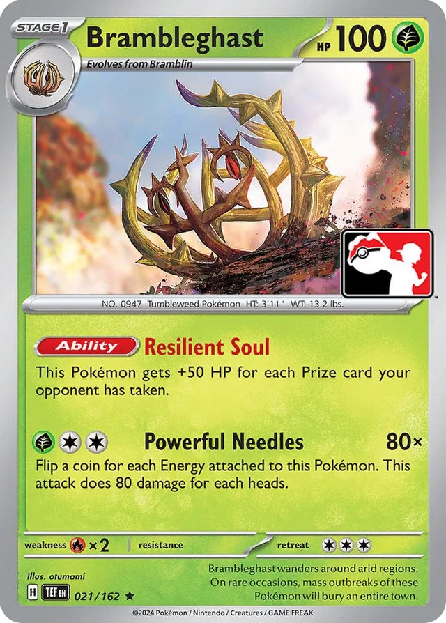 Brambleghast 2/86 from Play! Pokémon Prize Pack Series Five