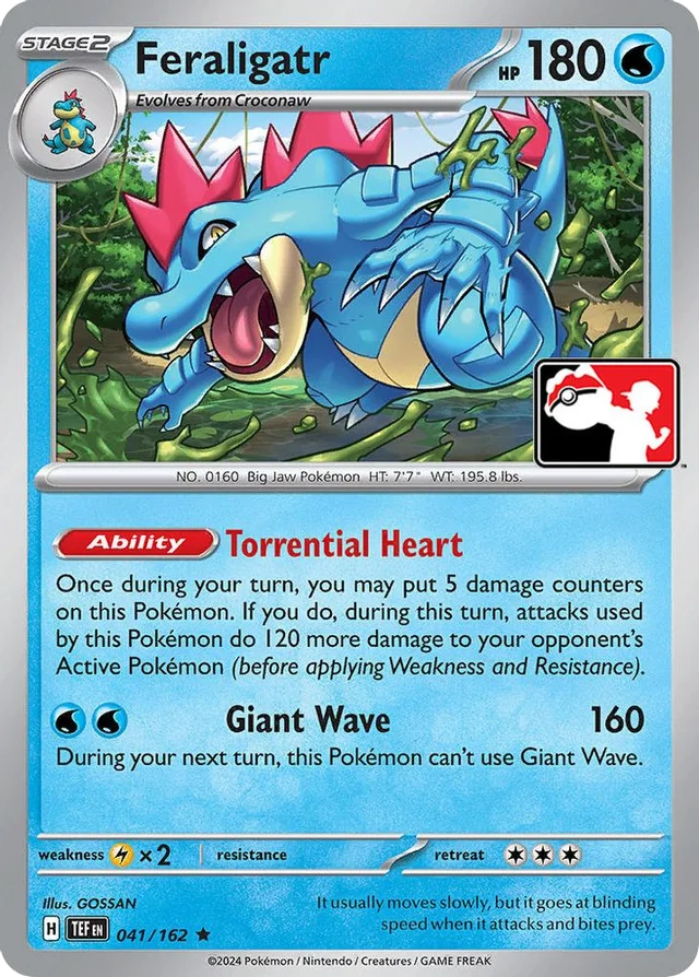 Feraligatr 4/86 from Play! Pokémon Prize Pack Series Five