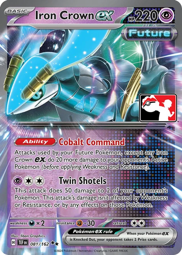 Iron Crown ex 6/86 from Play! Pokémon Prize Pack Series Five