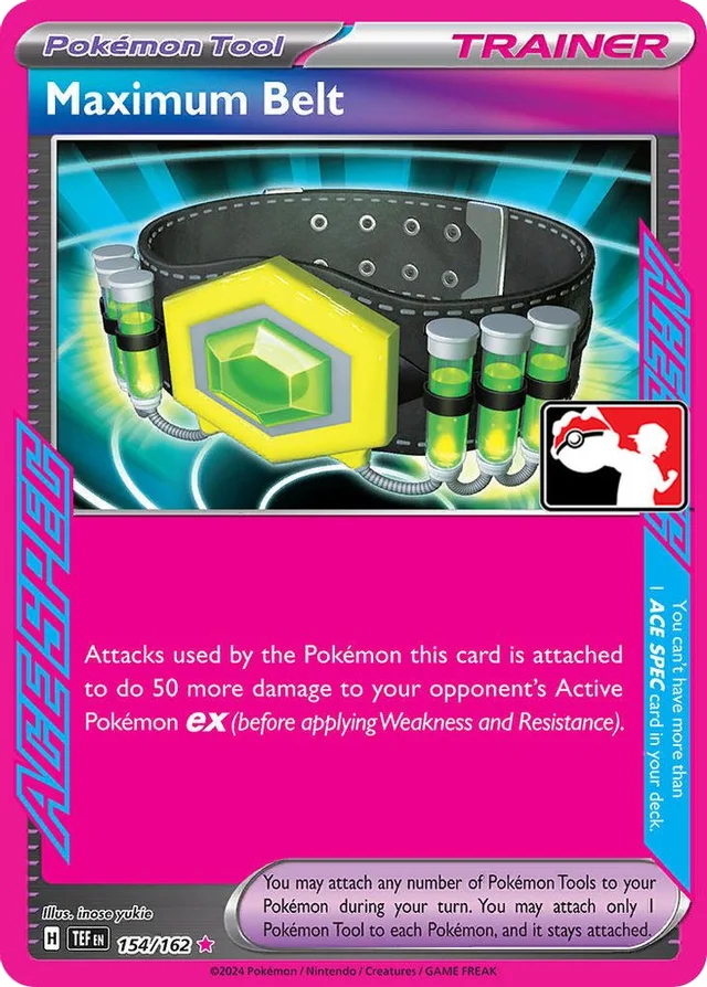 Maximum Belt 19/86 from Play! Pokémon Prize Pack Series Five