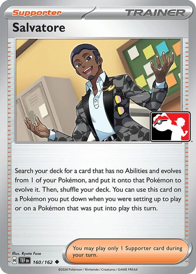 Salvatore 25/86 from Play! Pokémon Prize Pack Series Five