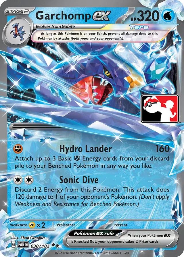 Garchomp ex 30/86 from Play! Pokémon Prize Pack Series Five
