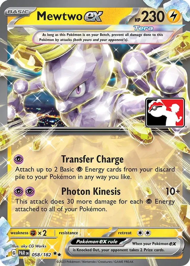 Mewtwo ex 31/86 from Play! Pokémon Prize Pack Series Five