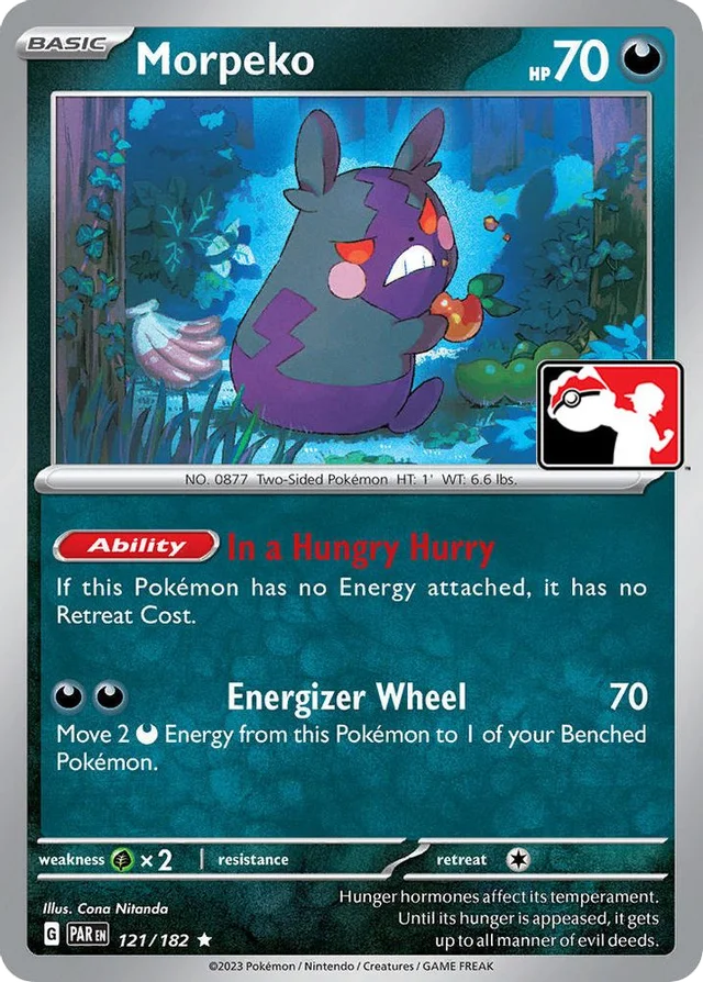 Morpeko 38/86 from Play! Pokémon Prize Pack Series Five