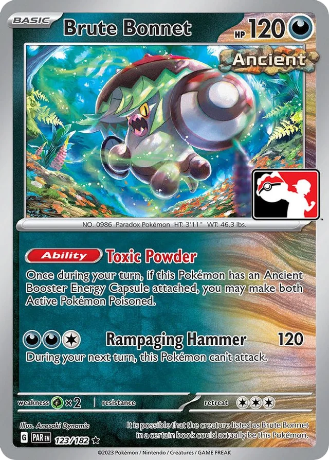 Brute Bonnet 39/86 from Play! Pokémon Prize Pack Series Five