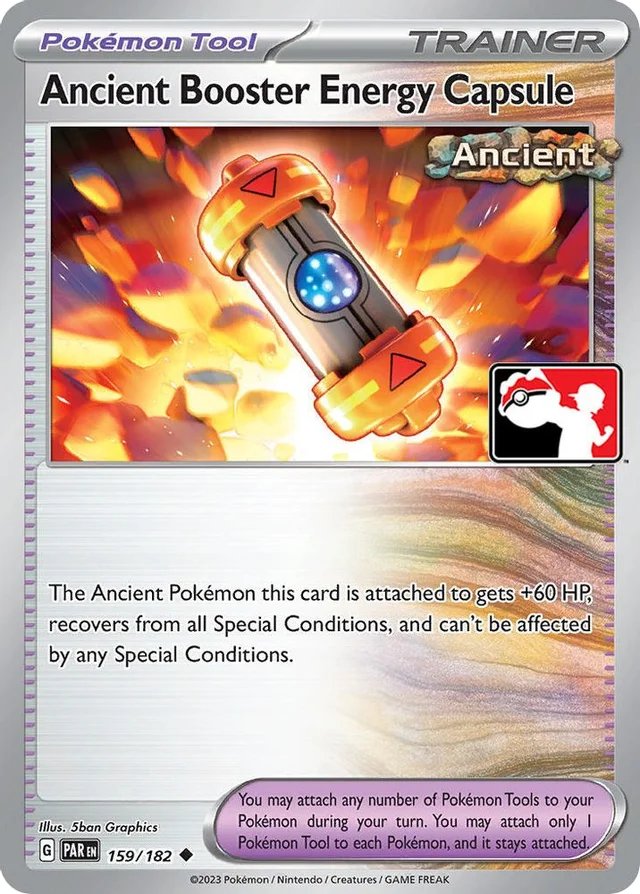 Ancient Booster Energy Capsule 44/86 from Play! Pokémon Prize Pack Series Five