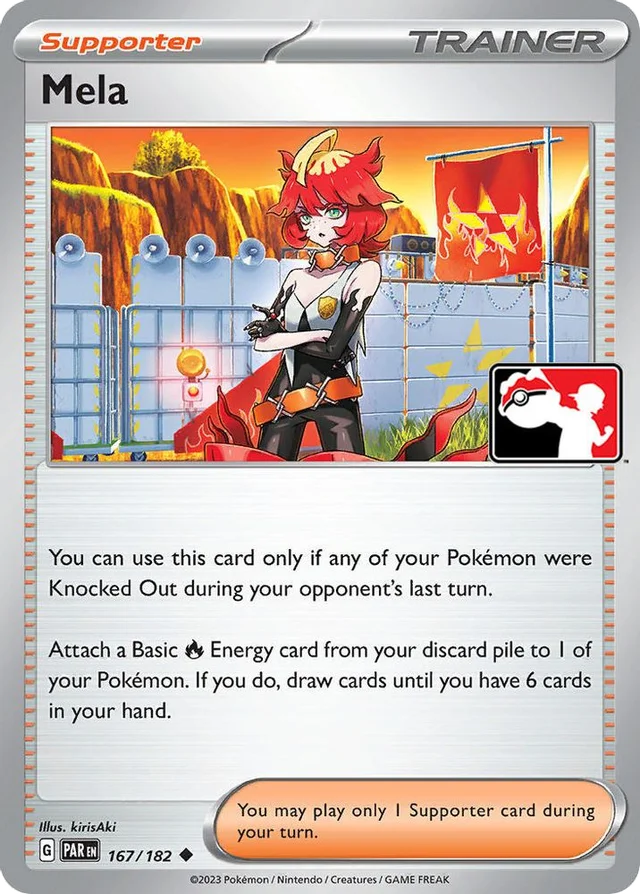 Mela 49/86 from Play! Pokémon Prize Pack Series Five