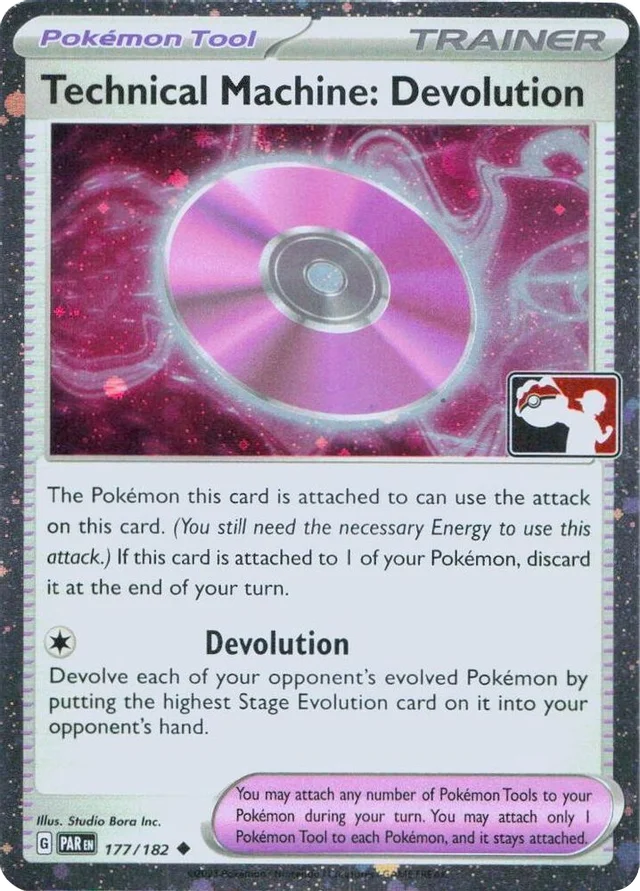 Technical Machine: Devolution 52/86 from Play! Pokémon Prize Pack Series Five
