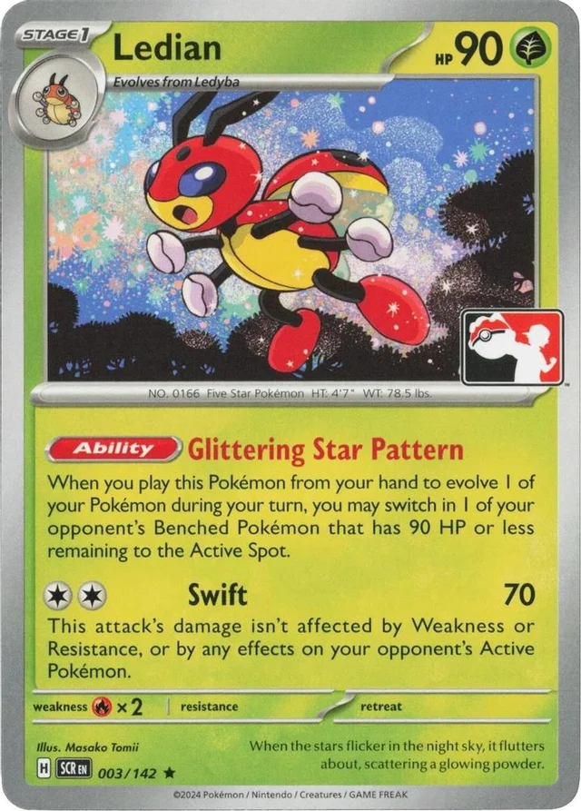Ledian 1/94 from Play! Pokémon Prize Pack Series Six