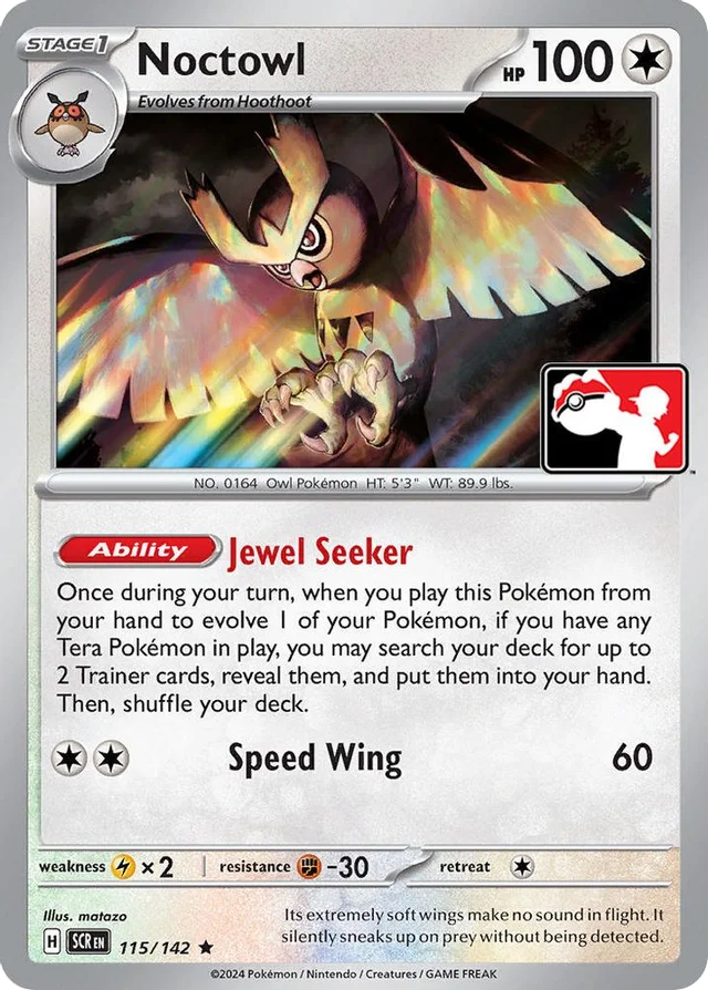Noctowl 6/94 from Play! Pokémon Prize Pack Series Six
