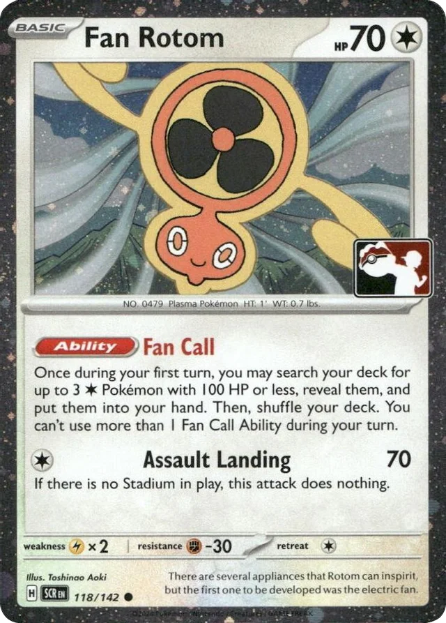 Fan Rotom 7/94 from Play! Pokémon Prize Pack Series Six