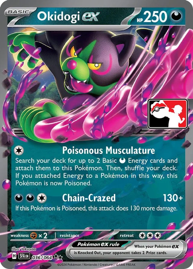 Okidogi ex 16/94 from Play! Pokémon Prize Pack Series Six