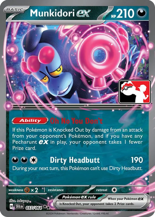 Munkidori ex 17/94 from Play! Pokémon Prize Pack Series Six