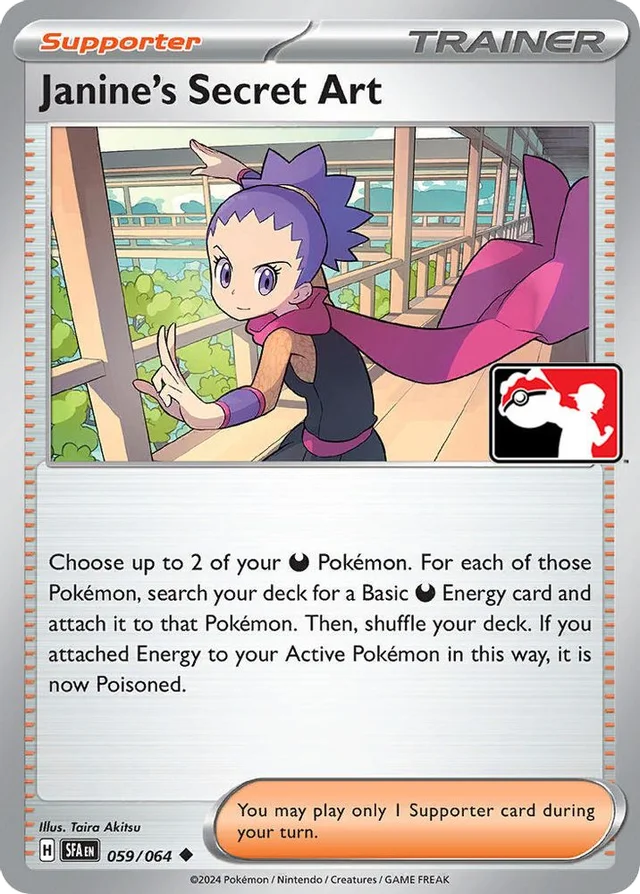 Janine's Secret Art 24/94 from Play! Pokémon Prize Pack Series Six