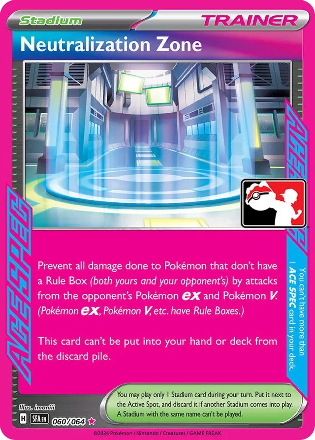 Neutralization Zone 25/94 from Play! Pokémon Prize Pack Series Six