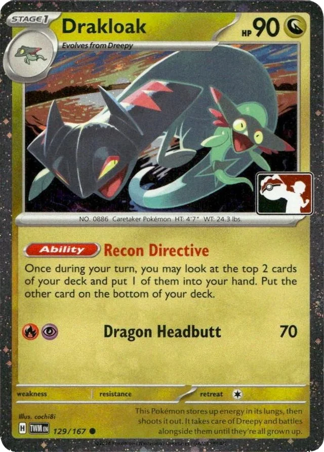Drakloak 41/94 from Play! Pokémon Prize Pack Series Six