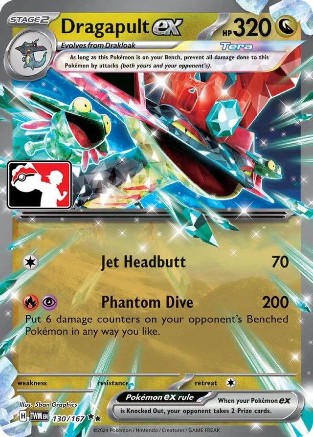 Dragapult ex 42/94 from Play! Pokémon Prize Pack Series Six