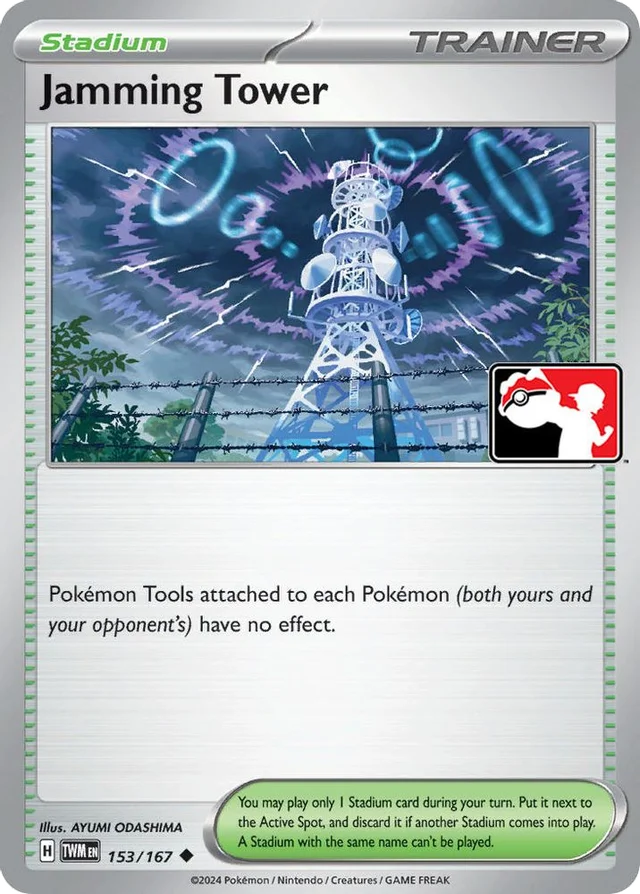 Jamming Tower 49/94 from Play! Pokémon Prize Pack Series Six
