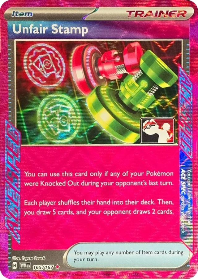 Unfair Stamp 53/94 from Play! Pokémon Prize Pack Series Six