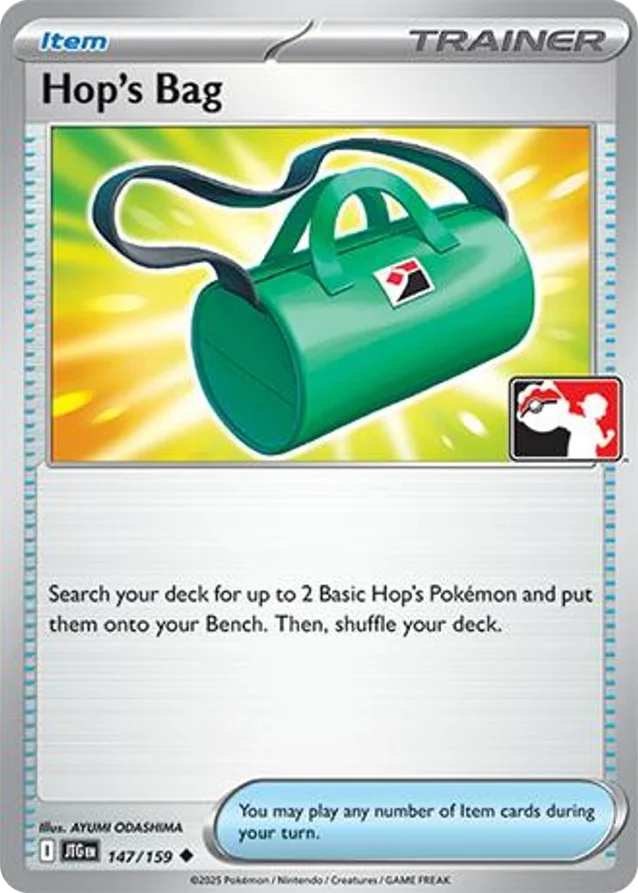 Hop's Bag 15/96 from Play! Pokémon Prize Pack Series Seven