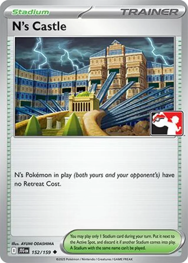 N's Castle 20/96 from Play! Pokémon Prize Pack Series Seven