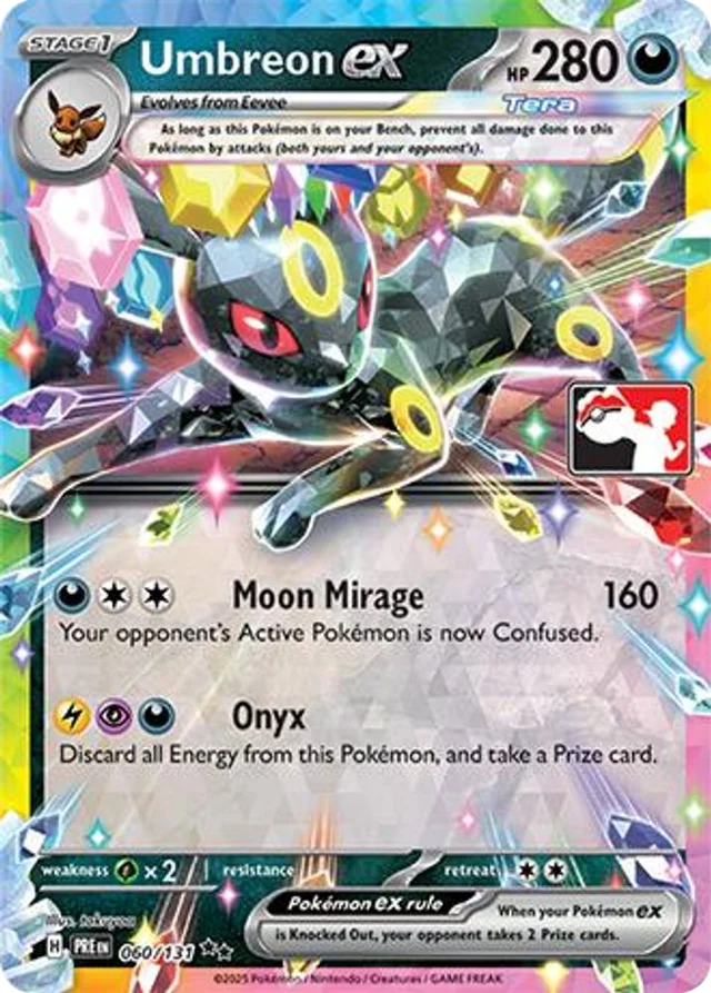 Umbreon ex 30/96 from Play! Pokémon Prize Pack Series Seven