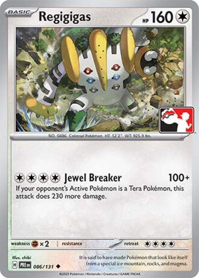 Regigigas 32/96 from Play! Pokémon Prize Pack Series Seven