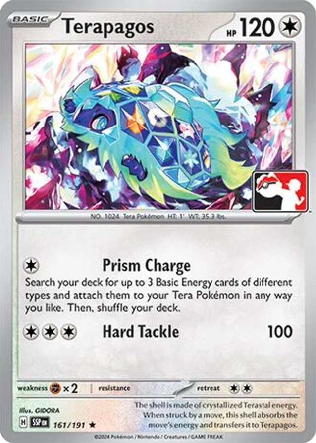 Terapagos 45/96 from Play! Pokémon Prize Pack Series Seven