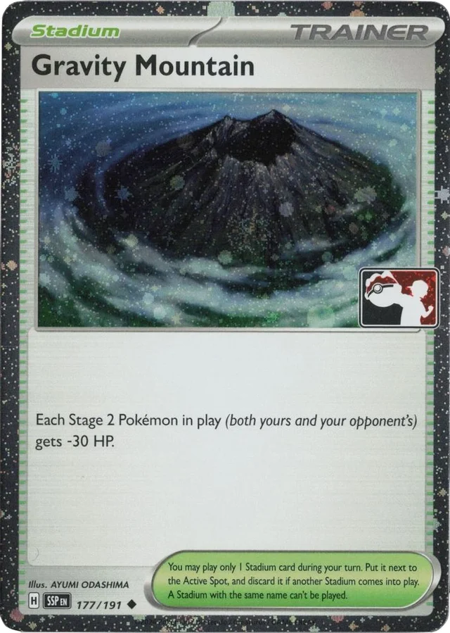 Gravity Mountain 48/96 from Play! Pokémon Prize Pack Series Seven