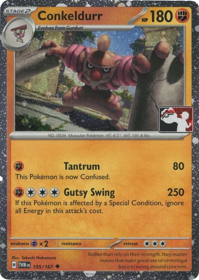 Conkeldurr 73/96 from Play! Pokémon Prize Pack Series Seven