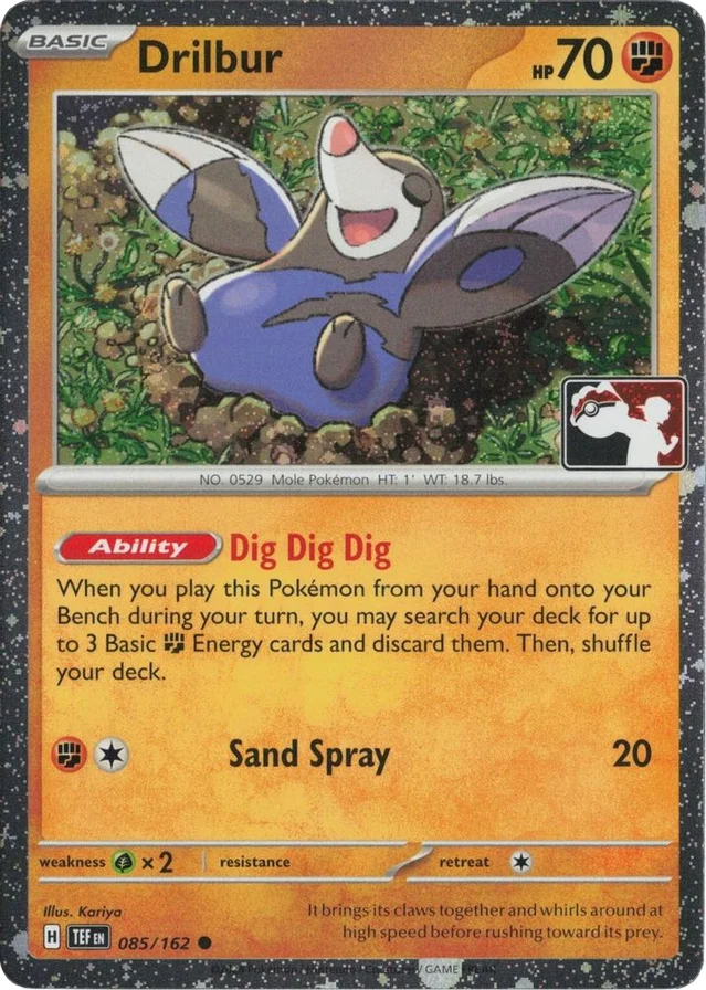 Drilbur 83/96 from Play! Pokémon Prize Pack Series Seven