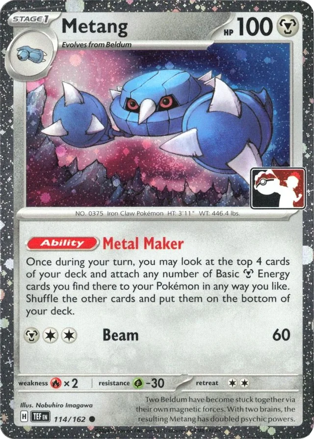 Metang 84/96 from Play! Pokémon Prize Pack Series Seven