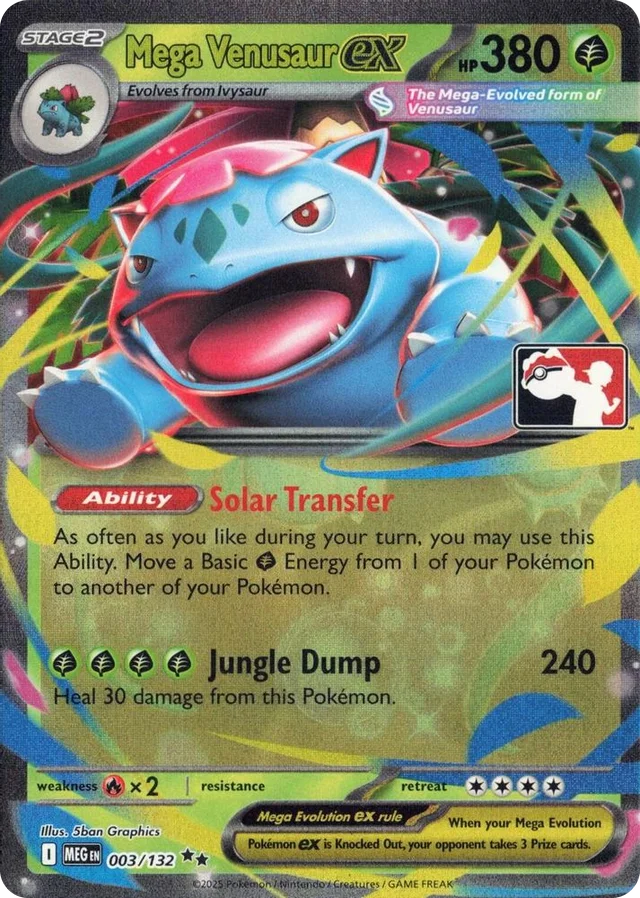 Mega Venusaur ex 1/90 from Play! Pokémon Prize Pack Series Eight