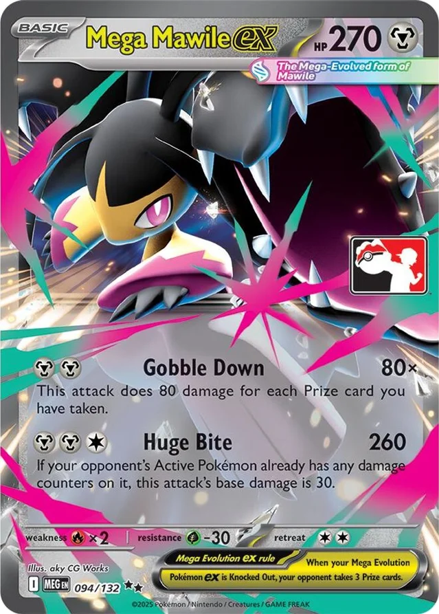 Mega Mawile ex 12/90 from Play! Pokémon Prize Pack Series Eight