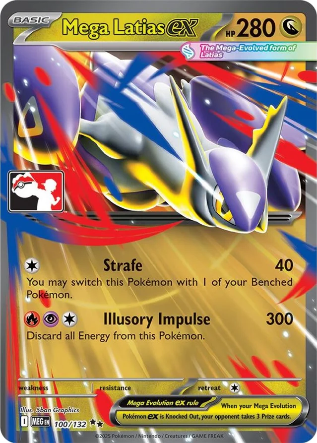 Mega Latias ex 13/90 from Play! Pokémon Prize Pack Series Eight