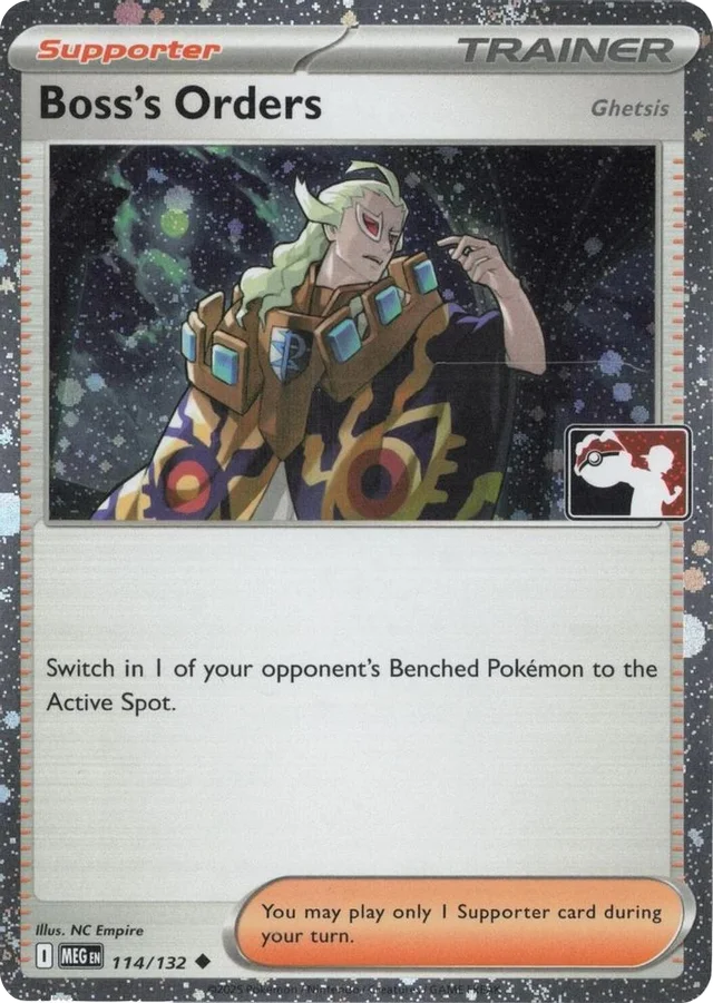 Boss's Orders 16/90 from Play! Pokémon Prize Pack Series Eight