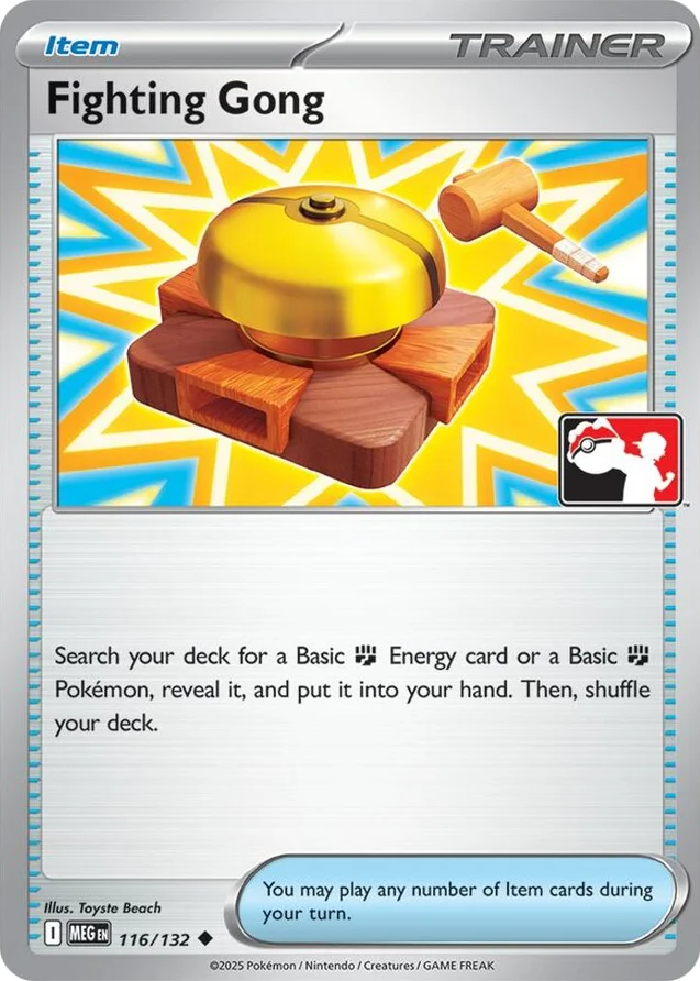 Fighting Gong 17/90 from Play! Pokémon Prize Pack Series Eight