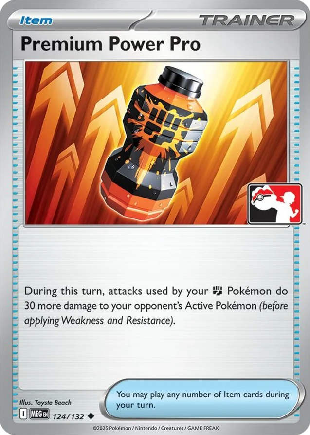 Premium Power Pro 23/90 from Play! Pokémon Prize Pack Series Eight
