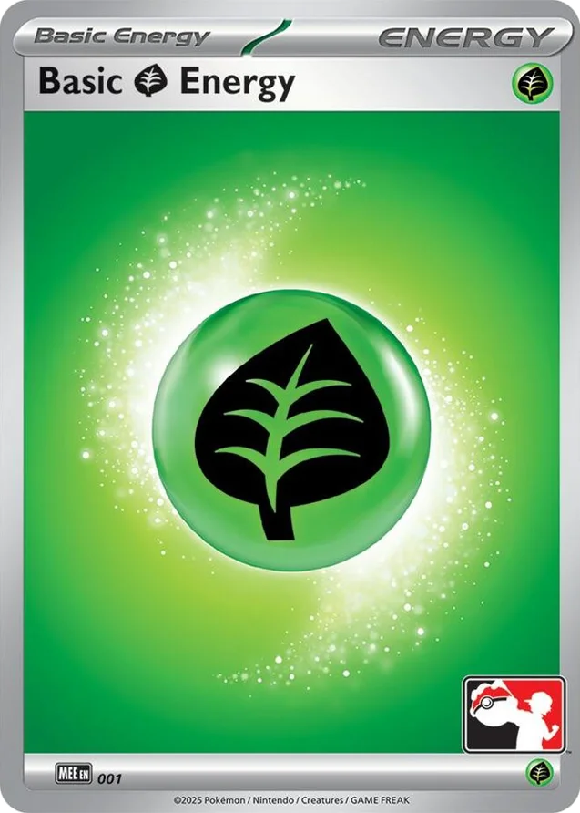 Basic Grass Energy 28/90 from Play! Pokémon Prize Pack Series Eight
