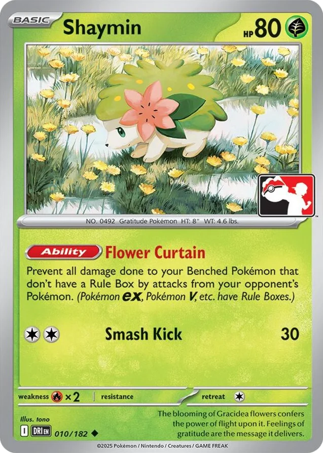 Shaymin 46/90 from Play! Pokémon Prize Pack Series Eight