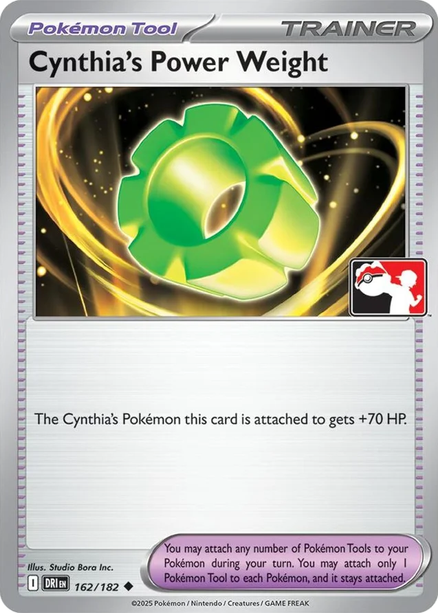 Cynthia's Power Weight 58/90 from Play! Pokémon Prize Pack Series Eight
