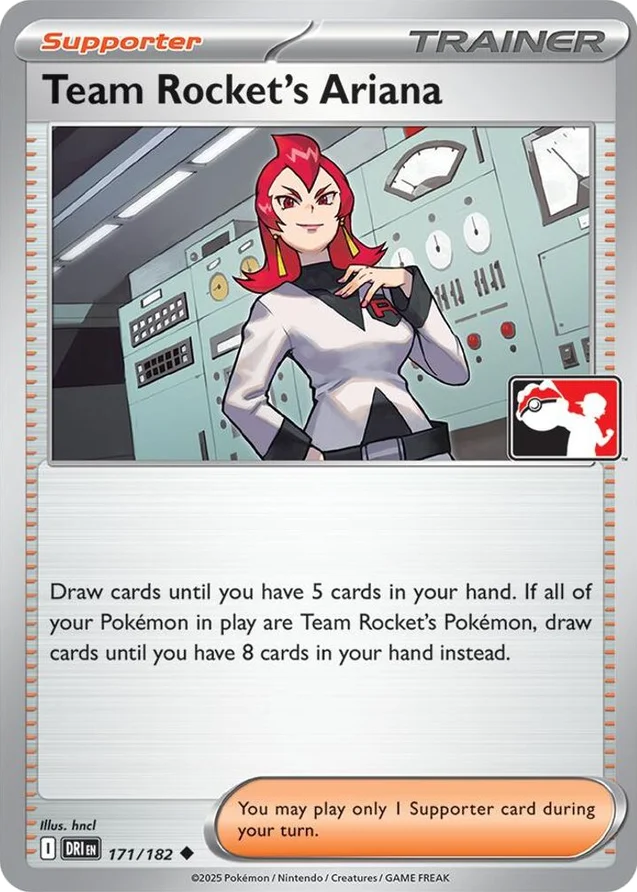 Team Rocket's Ariana 61/90 from Play! Pokémon Prize Pack Series Eight