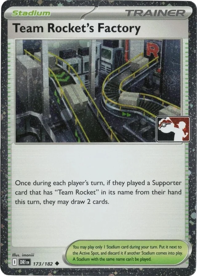 Team Rocket's Factory 62/90 from Play! Pokémon Prize Pack Series Eight