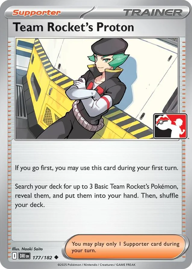 Team Rocket's Proton 65/90 from Play! Pokémon Prize Pack Series Eight